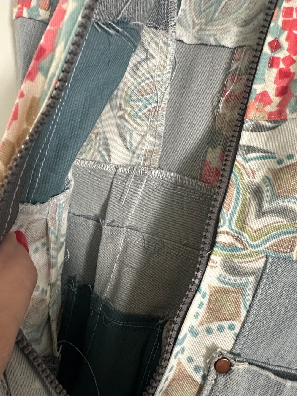 Patchwork Jumpsuit - Picture 12 of 16